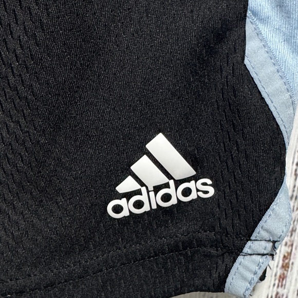 Adidas Black Shorts with Blue Accents - Picture 2 of 5